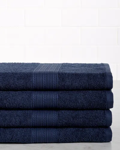 Superior Eco-friendly 4pc Solid Bath Towel Set