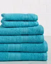 Superior Eco-friendly 6pc Solid Absorbent Towel Set