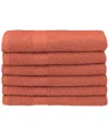 Superior Eco-friendly 6pc Solid Hand Towel Set