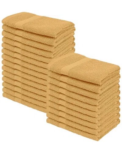 SUPERIOR SUPERIOR ECO-FRIENDLY ABSORBENT 24PC FACE COTTON TOWEL SET