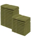 Superior Eco-friendly Absorbent 24pc Face Towel Set