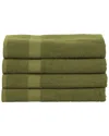 Superior Eco-friendly Absorbent 4pc Bath Towel Set