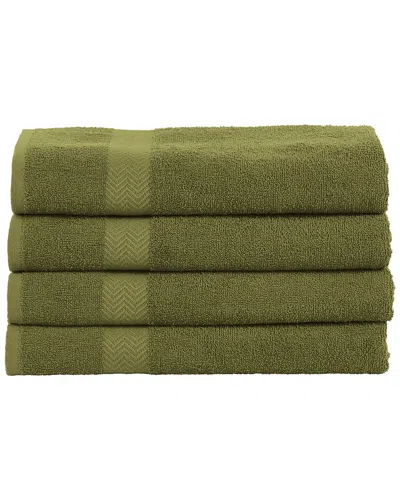Superior Eco-friendly Absorbent 4pc Bath Towel Set