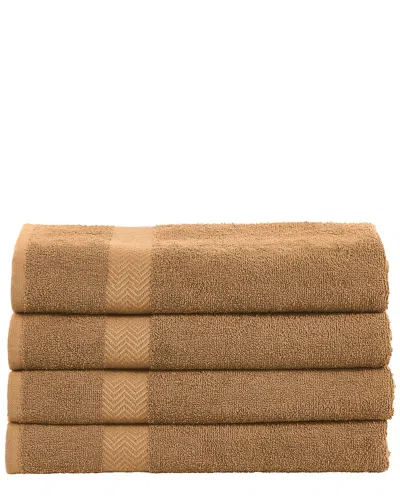 Superior Eco-friendly Absorbent 4pc Bath Towel Set