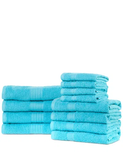 Superior Eco-friendly 12pc Cotton Towel Set