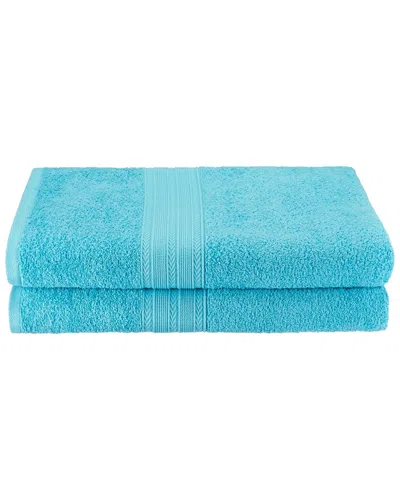Superior Eco-friendly 2pc Solid Bath Sheet Cotton Towel Set