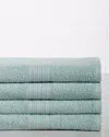 Superior Eco-friendly 4pc Solid Bath Cotton Towel Set