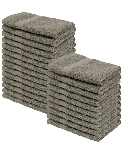 Superior Eco-friendly Absorbent 24pc Face Cotton Towel Set
