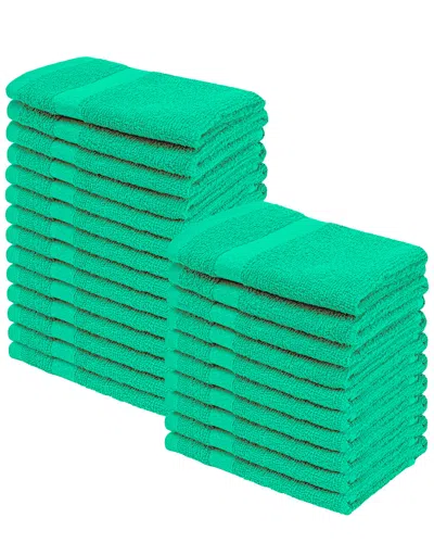 Superior Eco-friendly Absorbent 24pc Face Cotton Towel Set
