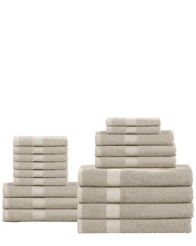 Superior Eco-friendly Assorted 18pc Cotton Towel Set