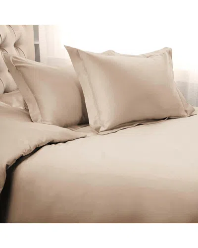 Superior Egyptian Cotton 1000 Thread Count Solid Duvet Cover Set In Neutral