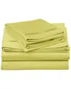 Superior Egyptian Cotton 650-thread Count Solid Deep Pocket Sheet Set In Olive