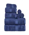 Superior Egyptian Cotton 8-pc. Towel Set In Blue