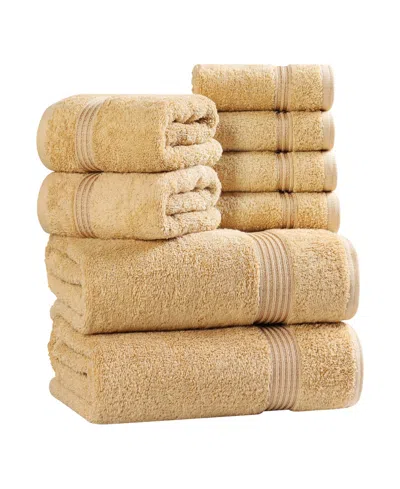 Superior Egyptian Cotton 8-pc. Towel Set In Gold