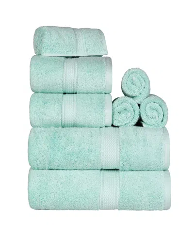Superior Egyptian Cotton 8-pc. Towel Set In Green