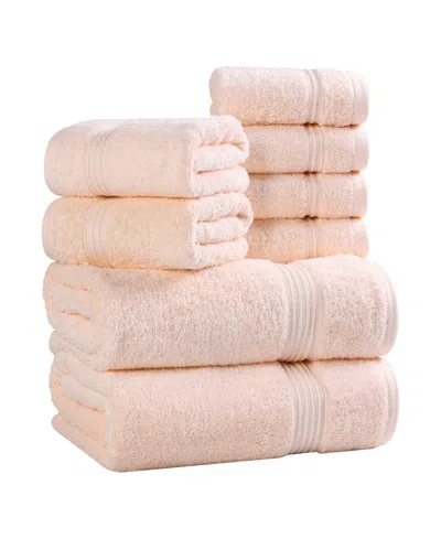 Superior Egyptian Cotton 8-pc. Towel Set In Pink