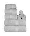 Superior Egyptian Cotton 8-pc. Towel Set In Silver
