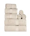 Superior Egyptian Cotton 8-pc. Towel Set In Neutral