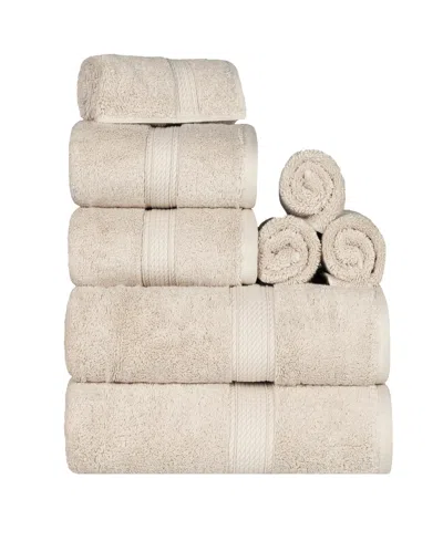 Superior Egyptian Cotton 8-pc. Towel Set In White