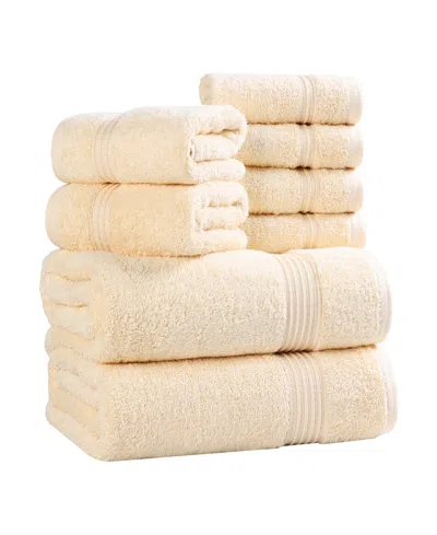 Superior Egyptian Cotton 8-pc. Towel Set In Yellow