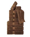 Superior Egyptian Cotton 9-pc. Towel Set In Brown