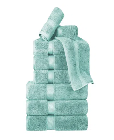 Superior Egyptian Cotton 9-pc. Towel Set In Green