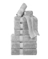 Superior Egyptian Cotton 9-pc. Towel Set In Silver