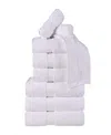 Superior Egyptian Cotton 9-pc. Towel Set In White