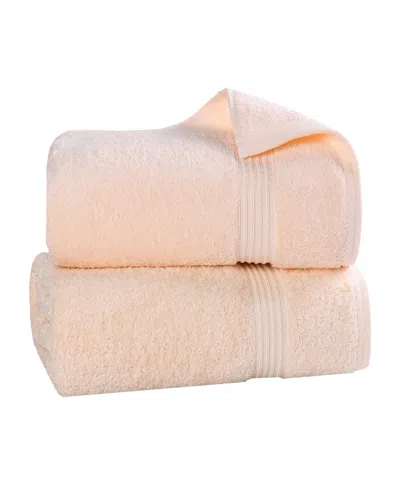 Superior Egyptian Cotton Bath Towel, Set Of 2 In Pink