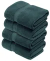 Superior Egyptian Cotton Bath Towel, Set Of 4 In Green