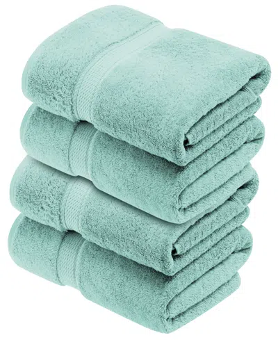 Superior Egyptian Cotton Bath Towel, Set Of 4 In Green