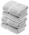 Superior Egyptian Cotton Bath Towel, Set Of 4 In Gray