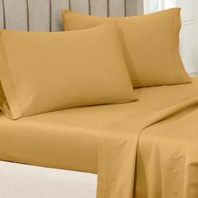 Superior Egyptian Cotton Classic Soft 650tc Pillowcase In Yellow