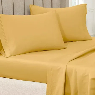 Superior Egyptian Cotton Classic Soft 650tc Pillowcase In Yellow