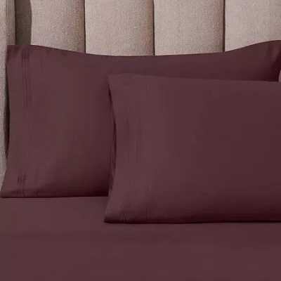Superior Egyptian Cotton Luxury Heavyweight 1000tc Pillowcase In Purple