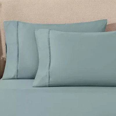 Superior Egyptian Cotton Premium Heavyweight 1200tc Pillowcase In Blue