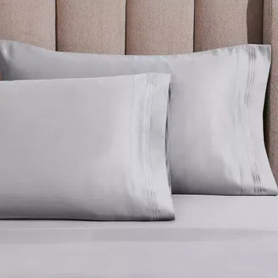 Superior Egyptian Cotton Ultra Luxury Sateen 1500tc Pillowcase In Gray