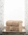 Superior Highly Absorbent Egyptian Cotton 2-piece Ultra Plush Solid Bath Towel Set In Latte