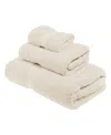 Superior Highly Absorbent Egyptian Cotton 3-piece Ultra Plush Solid Assorted Towel Set Bedding In Cream