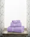 Superior Highly Absorbent Egyptian Cotton 3-piece Ultra Plush Solid Assorted Towel Set In Purple