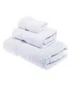 Superior Highly Absorbent Egyptian Cotton 3-piece Ultra Plush Solid Assorted Towel Set Bedding In White