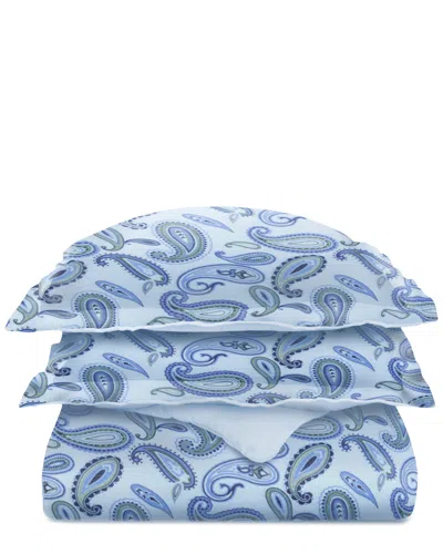 Superior Flannel Duvet Set In Blue