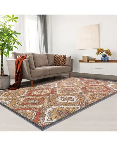 Superior Hayden Classic Geometric Rug In White