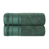 Superior Hays Collection | 100% Cotton 2-pc. Bath Sheet In Green
