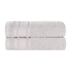 Superior Hays Collection | 100% Cotton 2-pc. Bath Sheet In Silver