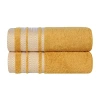 Superior Hays Collection | 100% Cotton 2-pc. Bath Sheet In Yellow