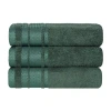 Superior Hays Collection | 100% Cotton 3-pc. Quick Dry Bath Towel In Green