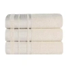 Superior Hays Collection | 100% Cotton 3-pc. Quick Dry Bath Towel In White