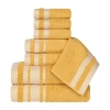 Superior Hays Collection | 100% Cotton 8-pc. Quick Dry Solid Bath Towel Set In Yellow