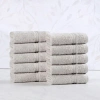 Superior Heritage Collection | 100% Egyptian Cotton 12-pc. Quick Dry Washcloth In Gray